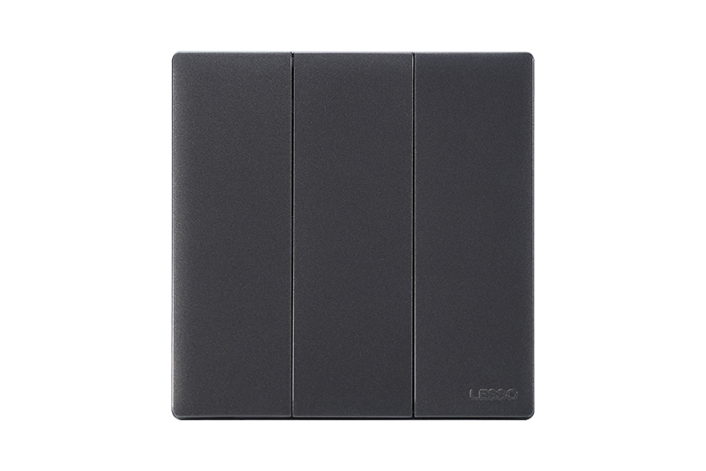 LSDY3/1D-J三位单控大跷板开关-镀晶灰