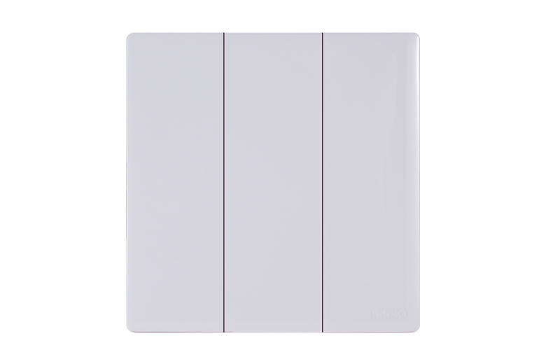 LSDY3/1D三位单控大跷板开关-瓷白色