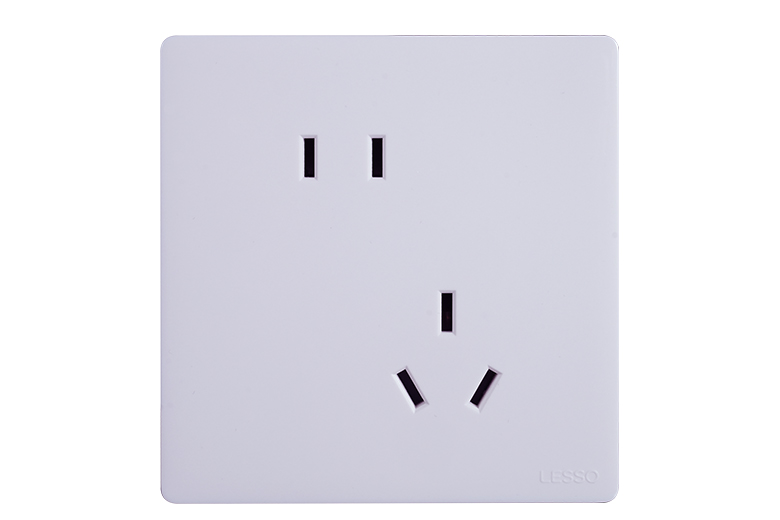 LSDY/10USX单相错位二、三极插座-瓷白色