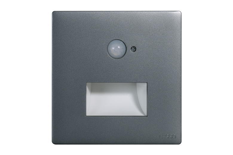 LSDYJD-J人体感应地脚灯（1W光源）-镀晶灰