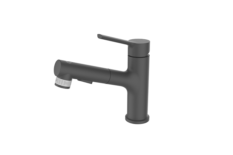 抽拉式冷热面盆龙头W32280-B