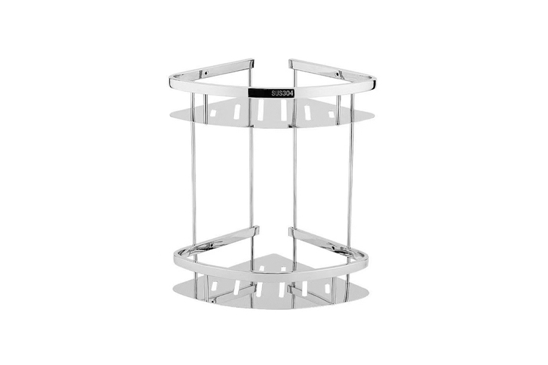 304不锈钢双层角篮WP92010